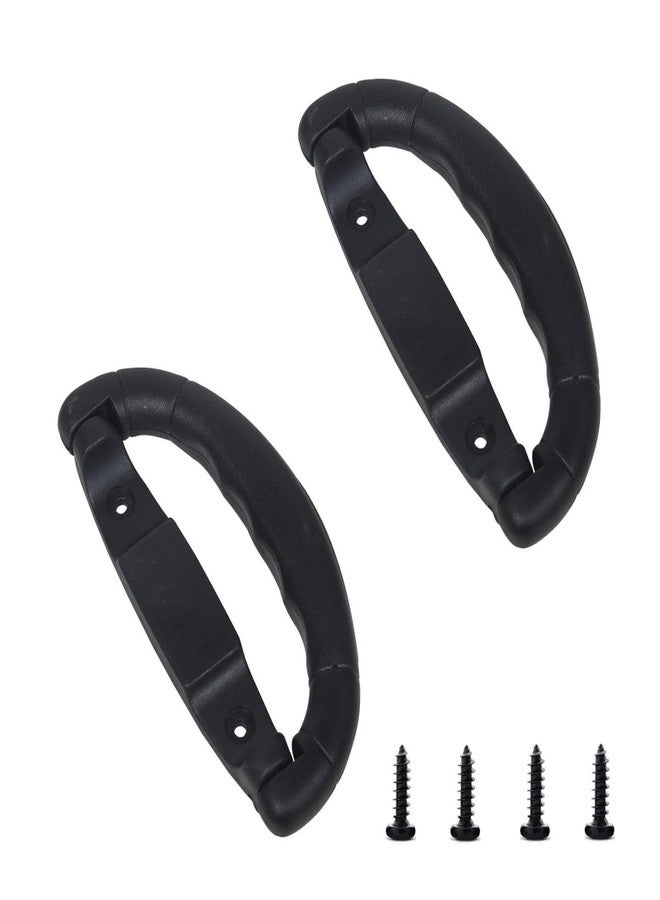 CCeCCe 2 Pack Golf Travel Bag Handle Replacement Plastic Golf 6850 Hard Case Handles Pull Grip for Portable Golf Club Cart Bag with Wheels ABS Shell Hard Sided Golf Luggage Case - Image 1